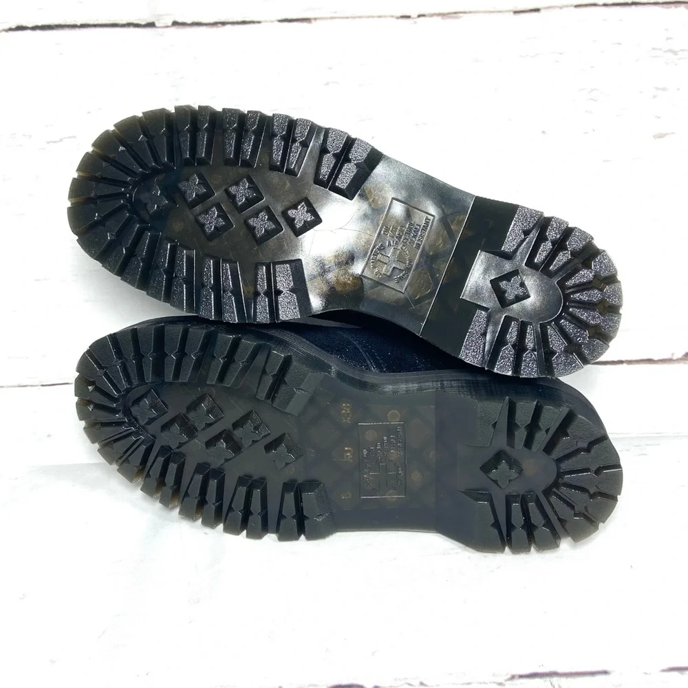 Dr Martens Shoes Women’s 10 Black 1461 Quad FL Platform Oxford‎ Glitter